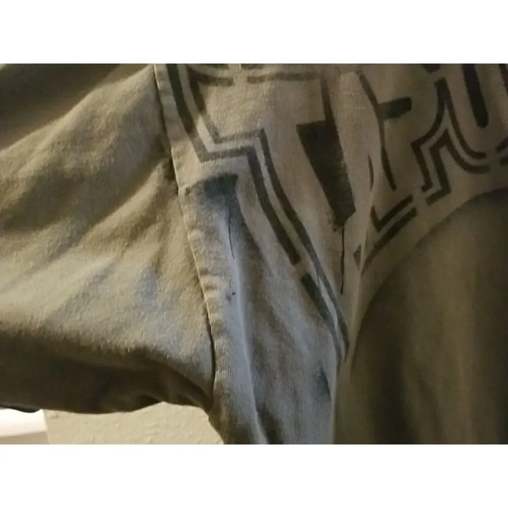 Tapout Fight Co Army Olive‎ Green T-Shirt Mens Medium Eagle Fight UFC Octagon